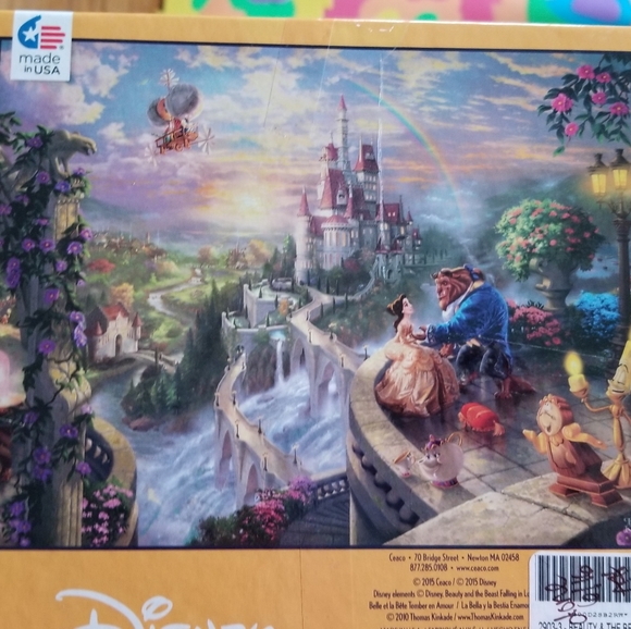 Thomas Kinkade Beauty and The Beast Puzzle, 750 - Picture 2 of 5